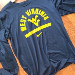 West Virginia University basketball long sleeve